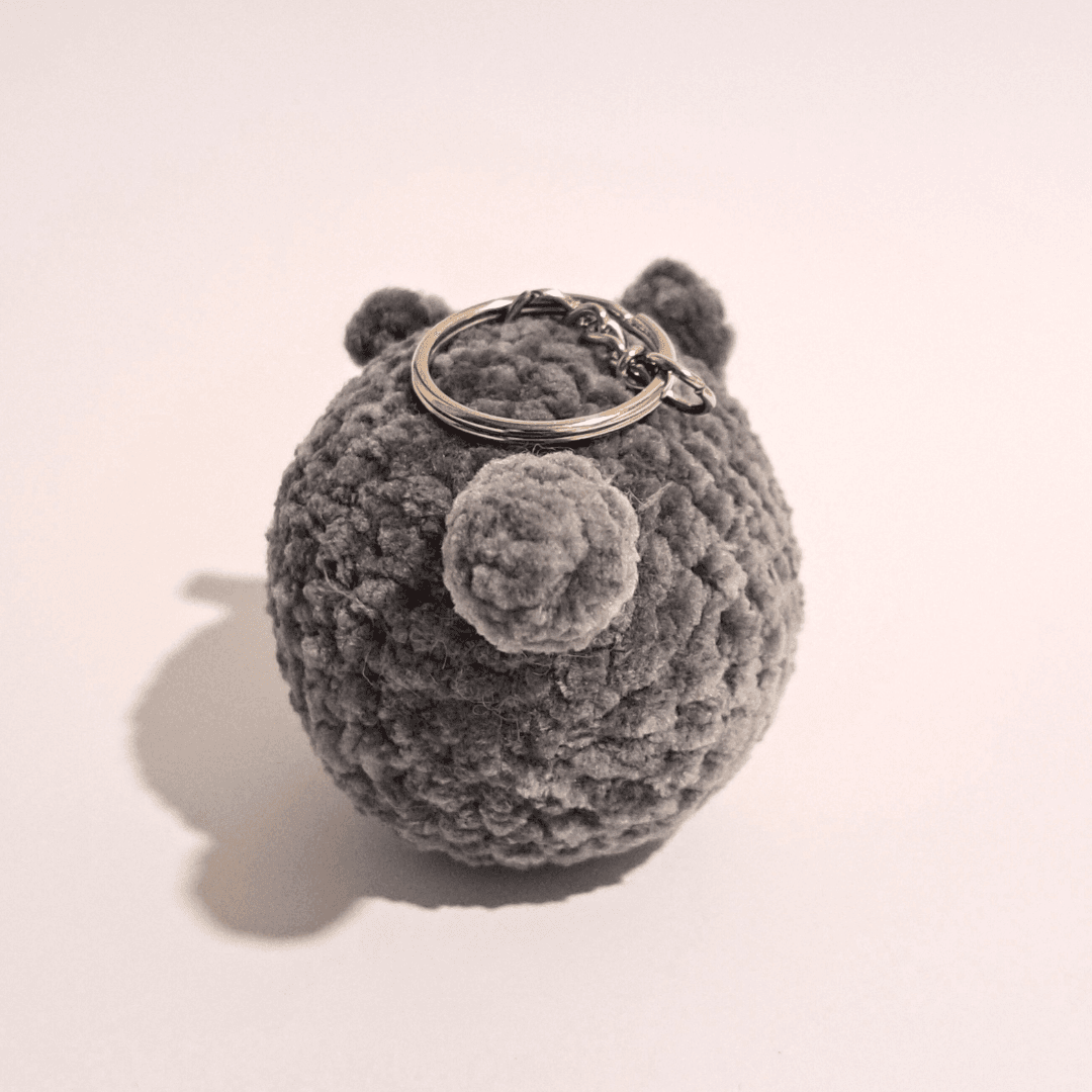 Porta-Chaves Gato em Crochet