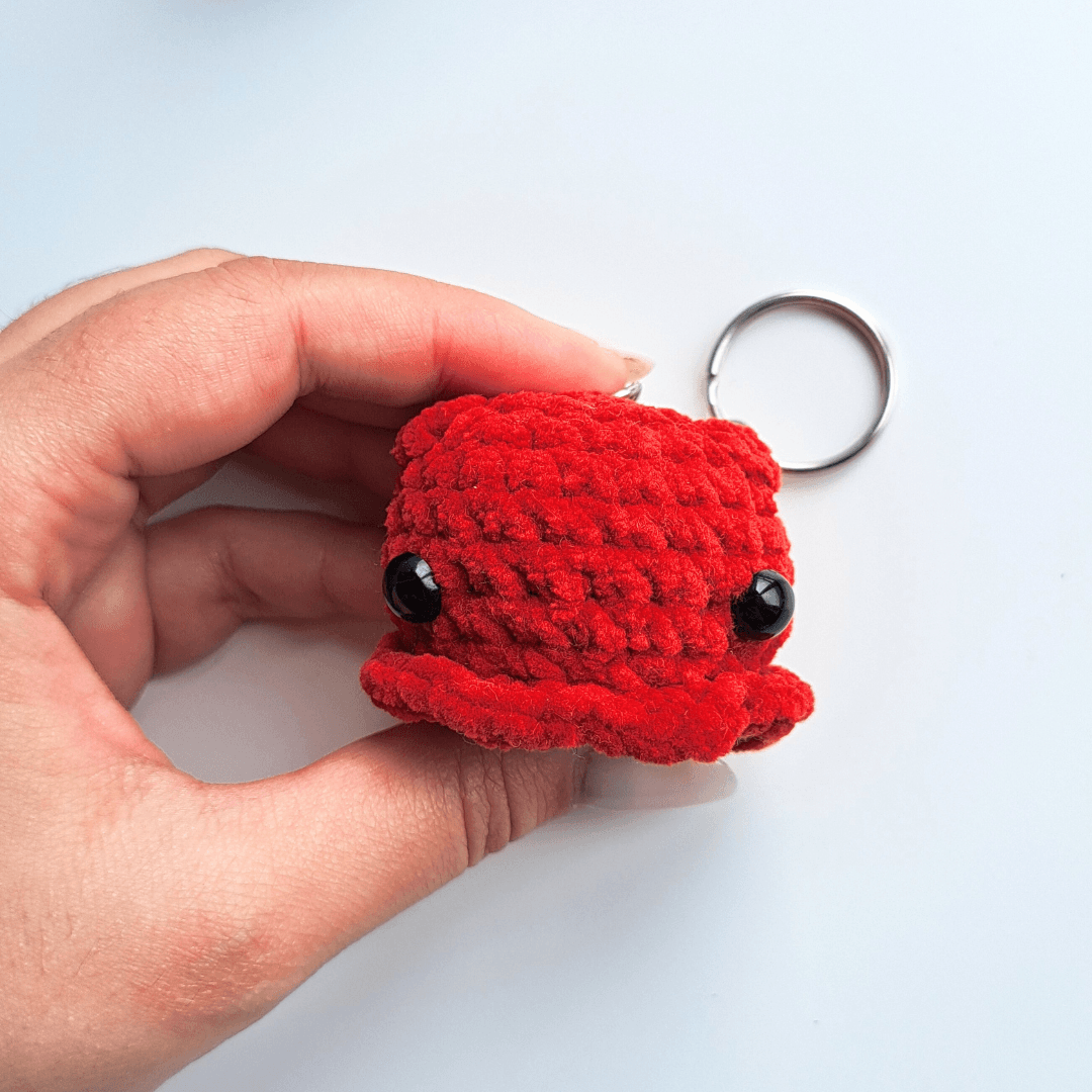 Porta-Chaves Polvo em Crochet