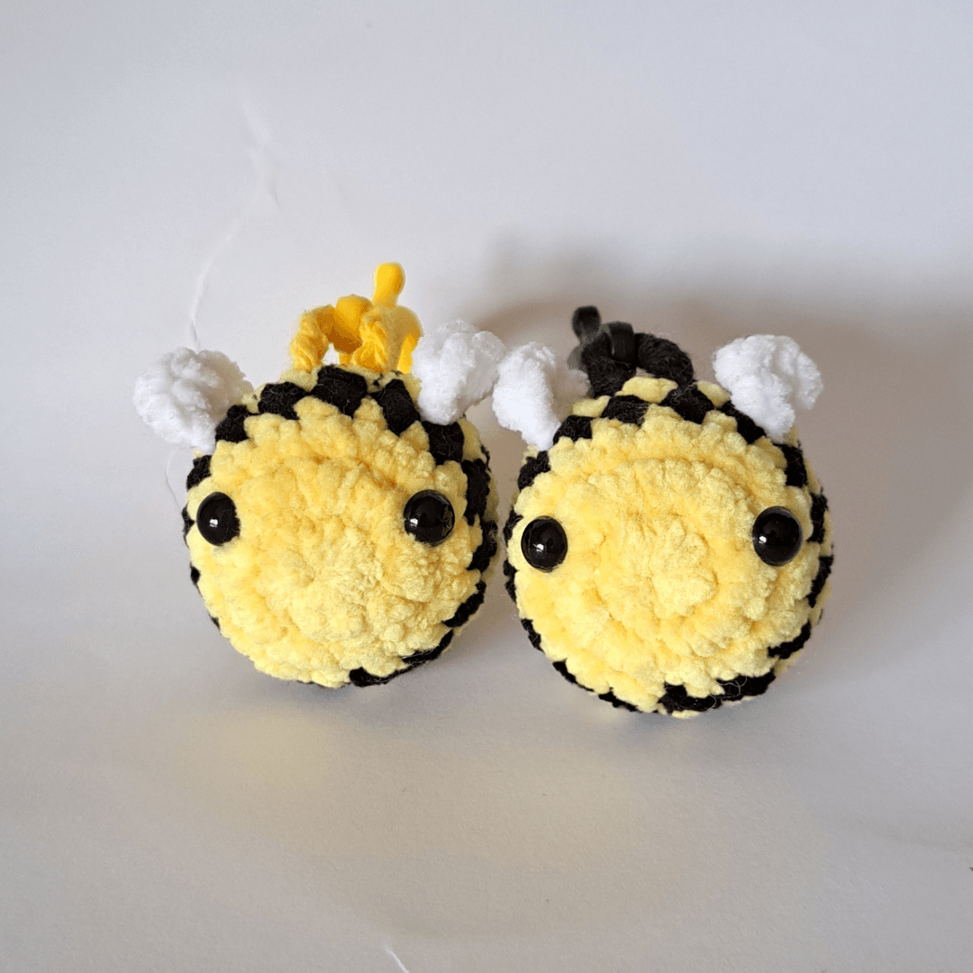 Porta-Chaves Abelha em Crochet