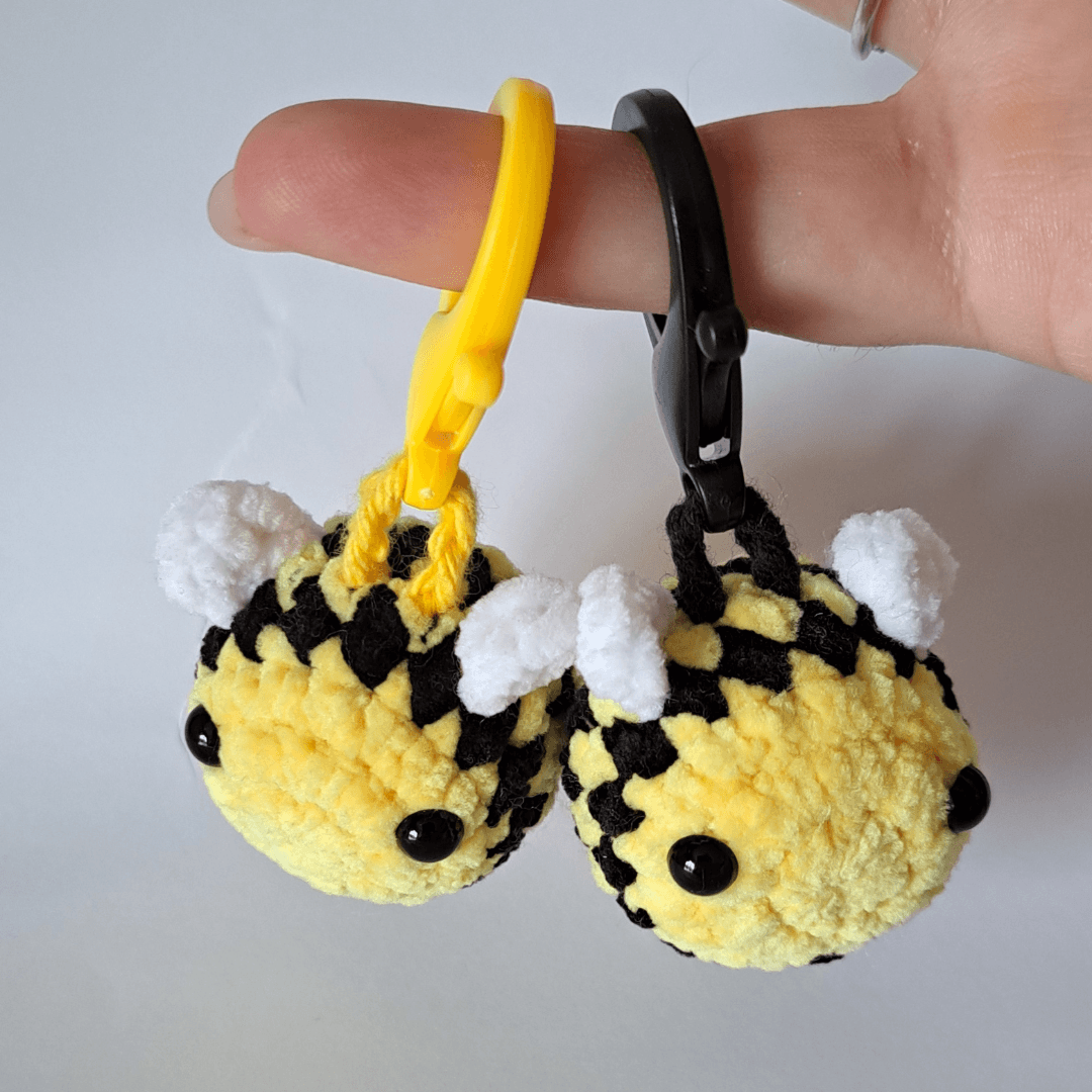Porta-Chaves Abelha em Crochet