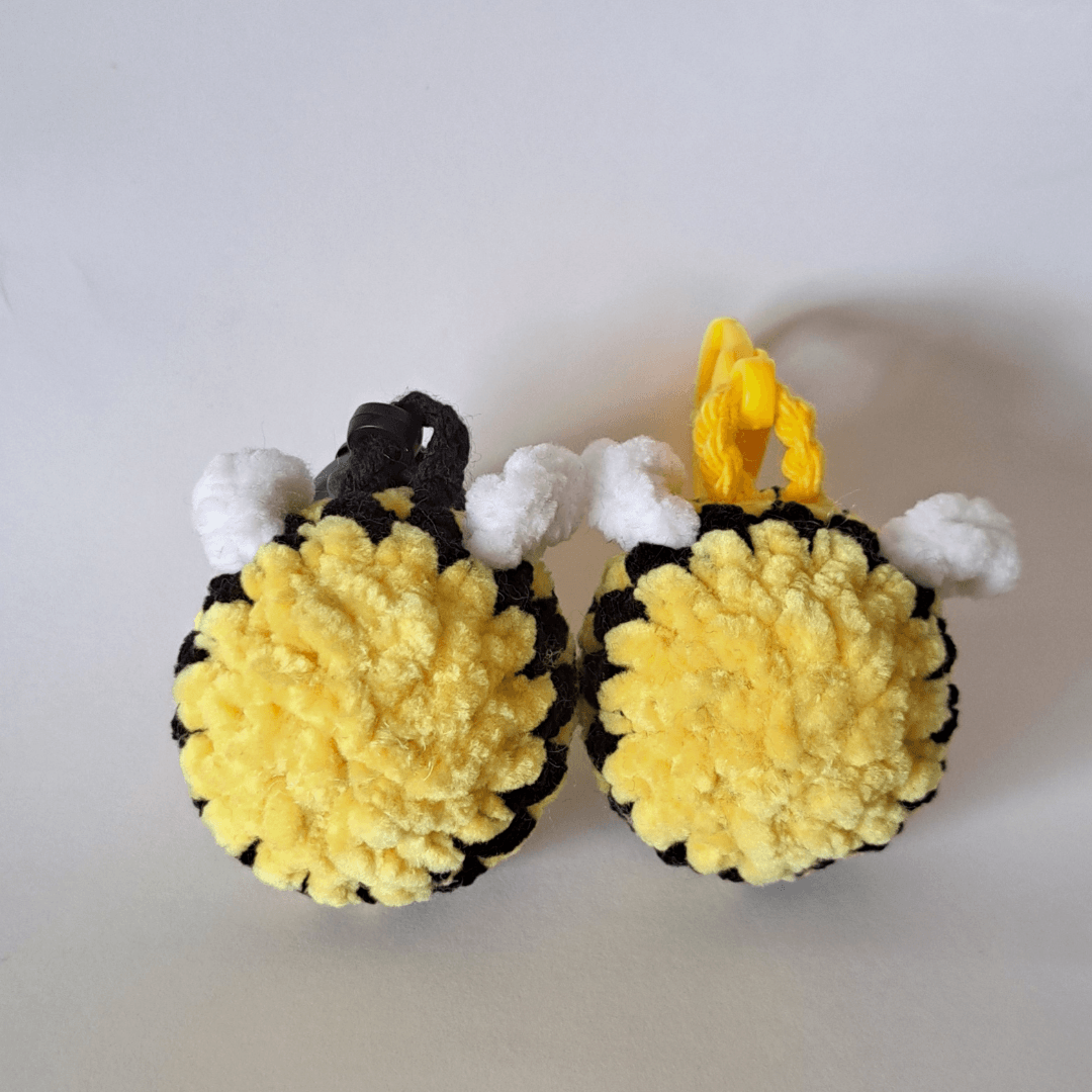 Porta-Chaves Abelha em Crochet