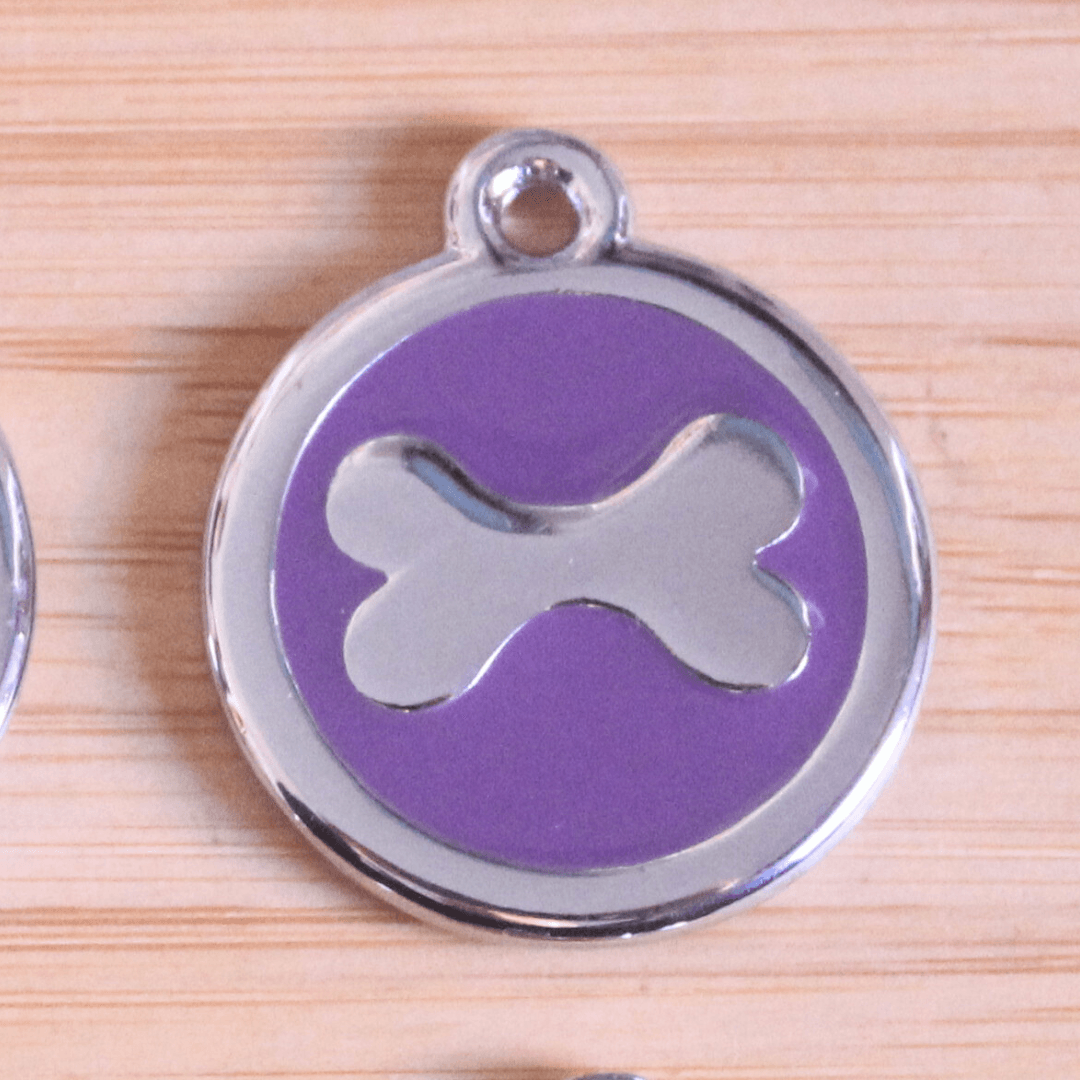 Medalha de Identificação em Aço - Osso