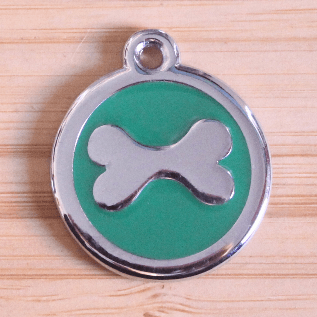 Medalha de Identificação em Aço - Osso