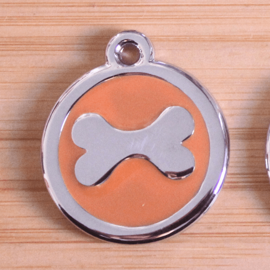 Medalha de Identificação em Aço - Osso