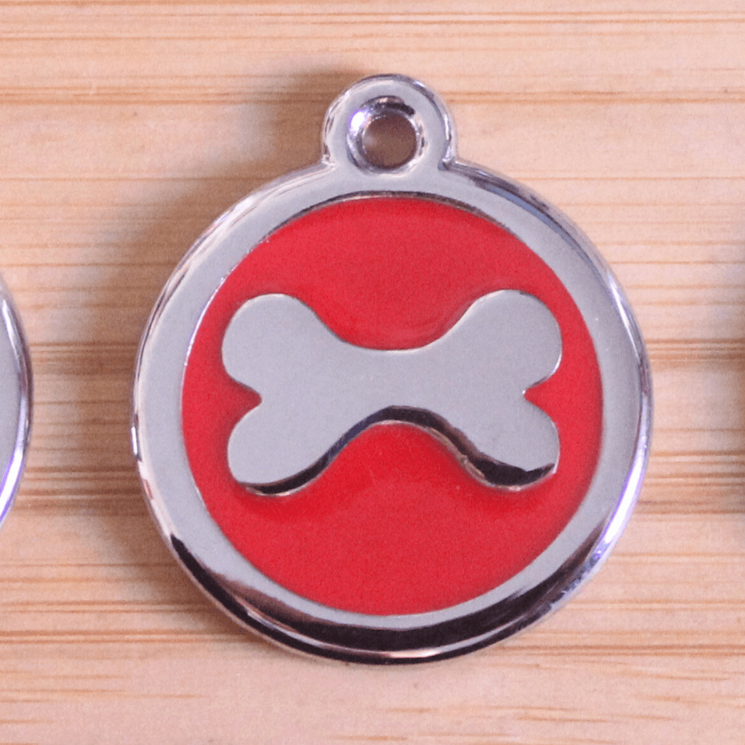 Medalha de Identificação em Aço - Osso