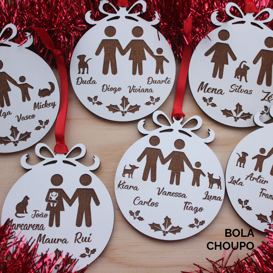 Bolas de Natal Personalizadas