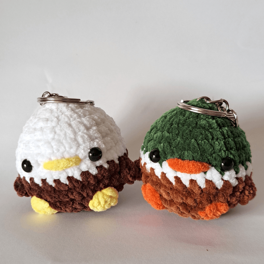 Porta-Chaves Pássaro em Crochet