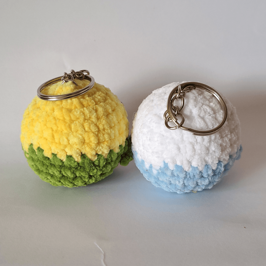 Porta-Chaves Pássaro em Crochet