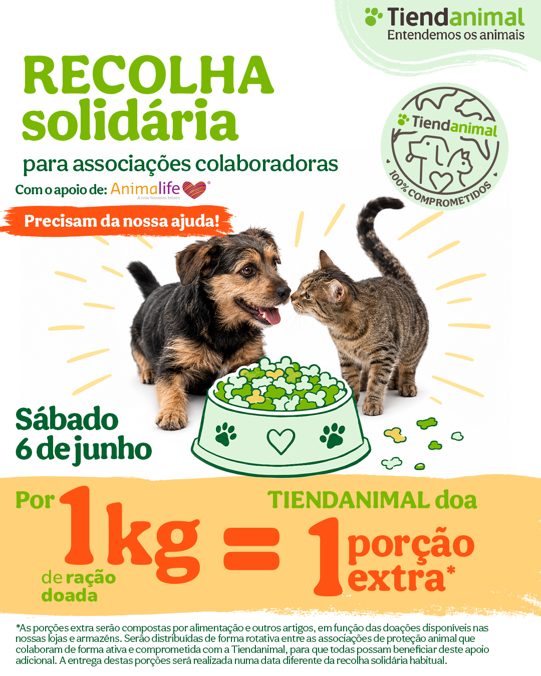 Recolha Solidária na Tiendanimal