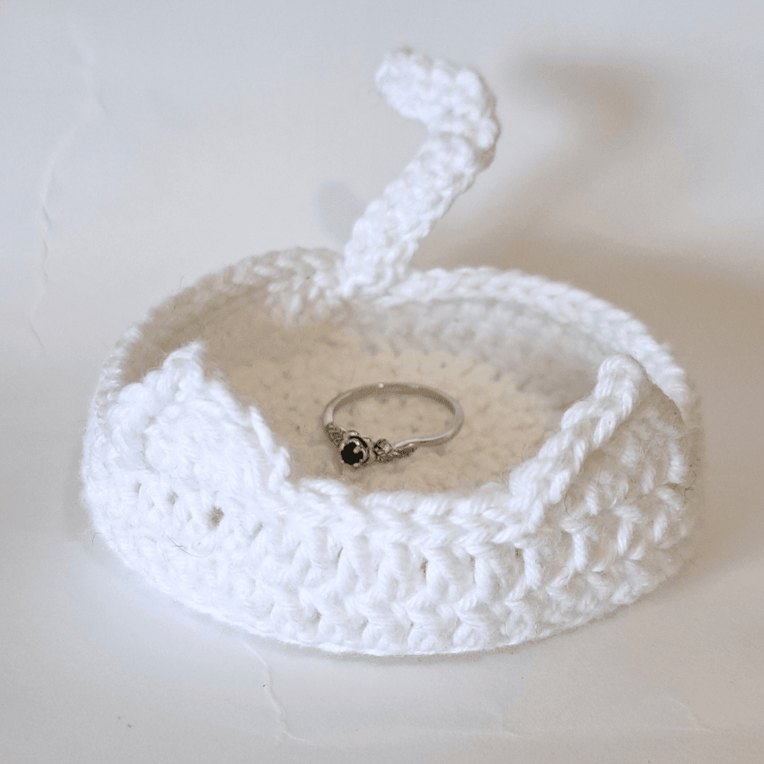 Cesto Gato em Crochet