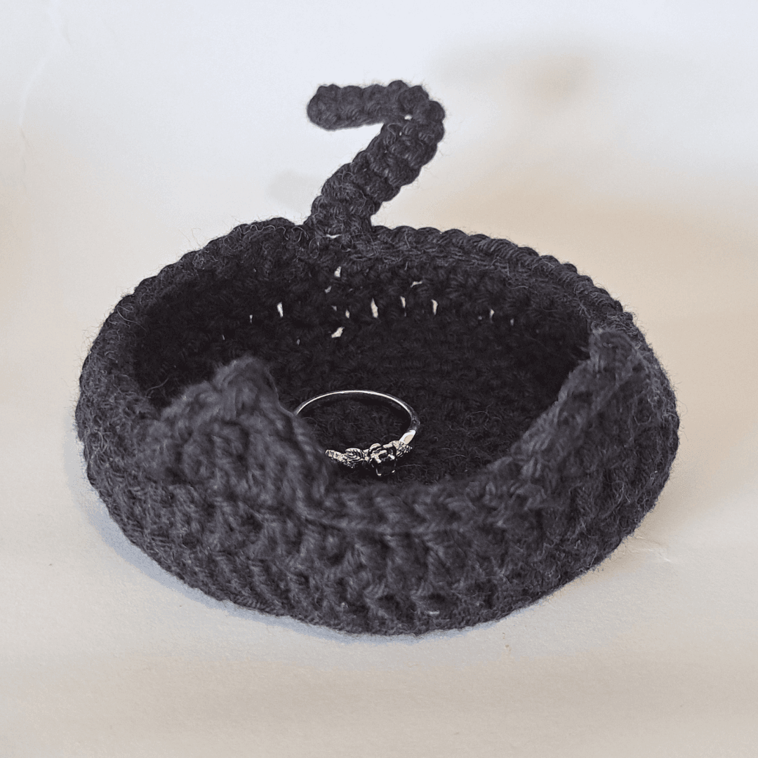 Cesto Gato em Crochet